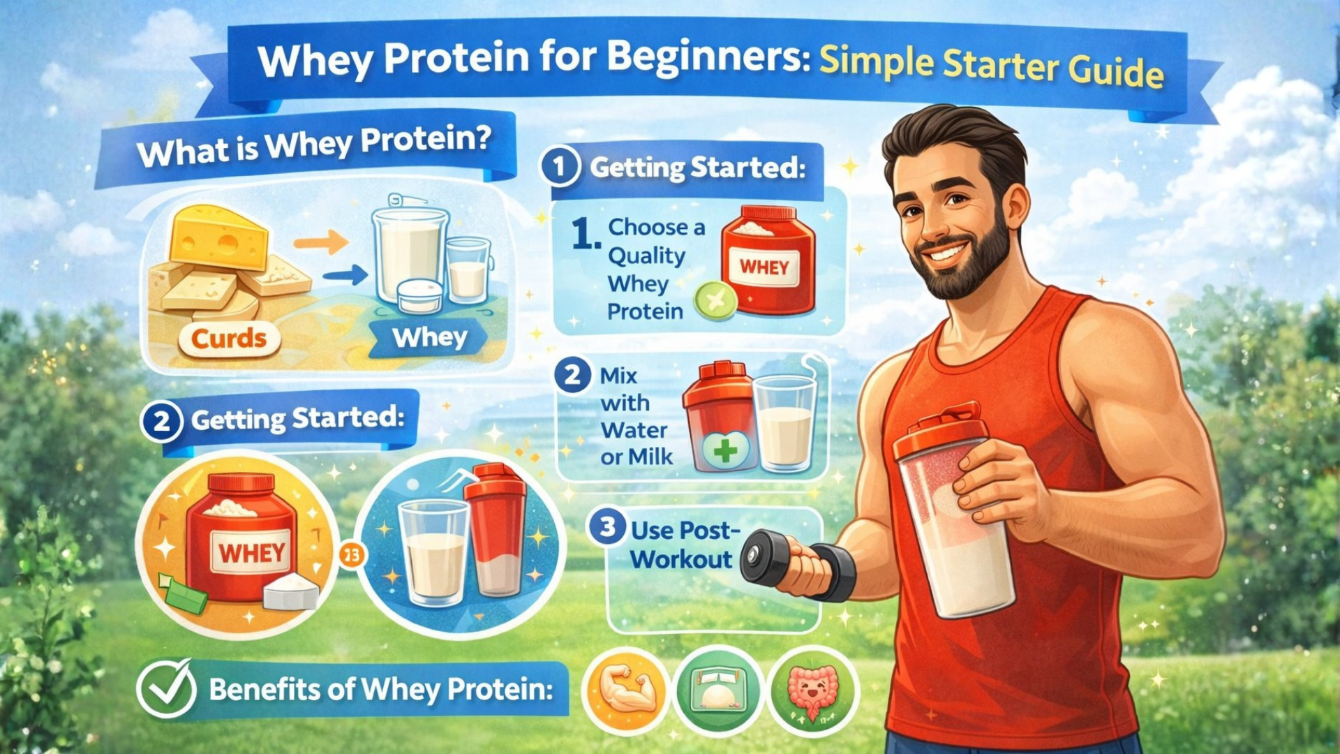Whey Protein for Beginners: Easy Starter Guide – Nutriarc