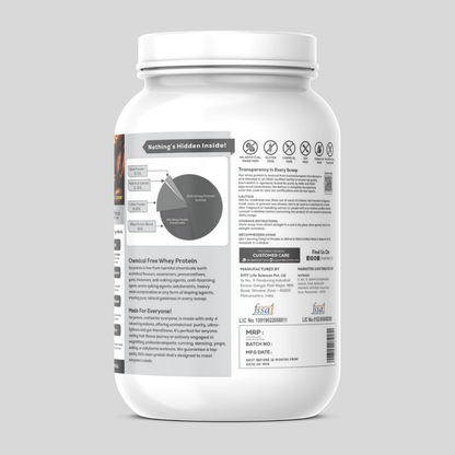 Whey Pro Isolate - Chemical-Free Whey Protein jar Colombian Coffee
