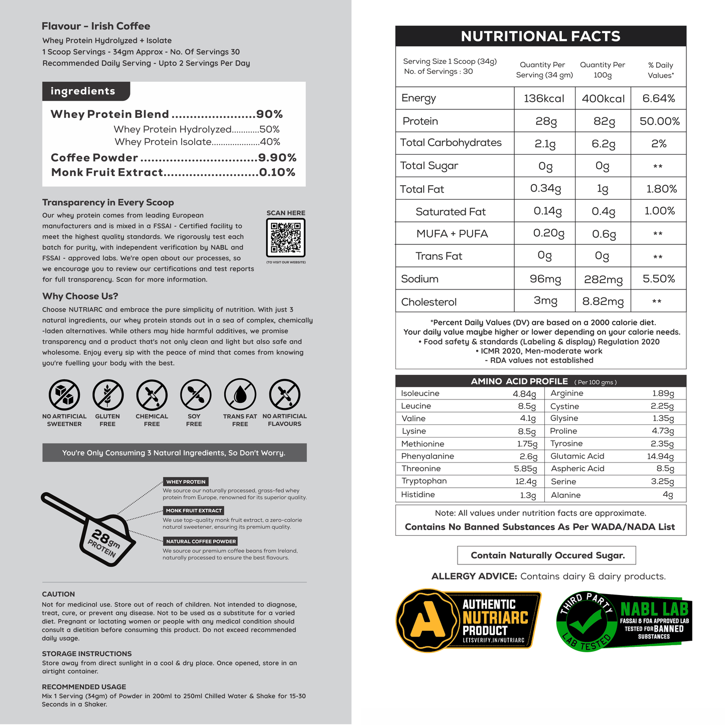 Iso Pro Protein - Chemical-Free Isolate Whey Protein