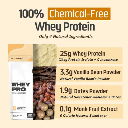 Whey Pro Isolate - Chemical-Free Whey Protein